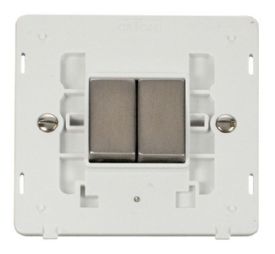 SIN412PWSS  Definity Ingot 10AX 2 Gang 2 Way Switch Insert